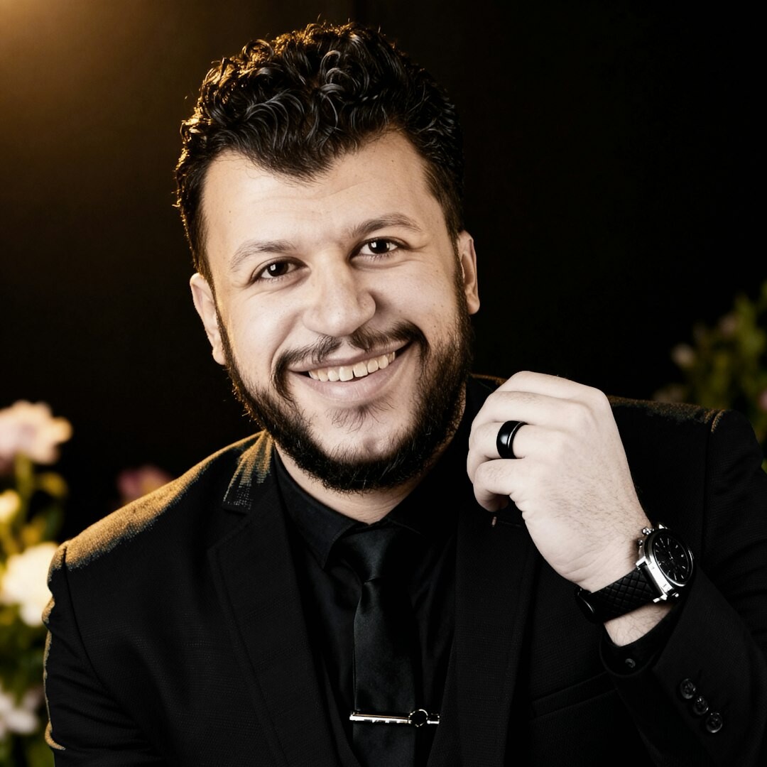 Professional Slovenian businessman CEO in a suit